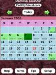 Free Menstrual Calendar screenshot 1/1