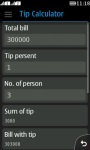 Super Tip Calculator screenshot 1/4