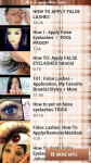 How to Apply False Lashes free screenshot 1/4