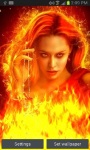 Queen of Fire Live Wallpaper free screenshot 2/3