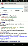 Spanish - English Dictionary screenshot 1/3